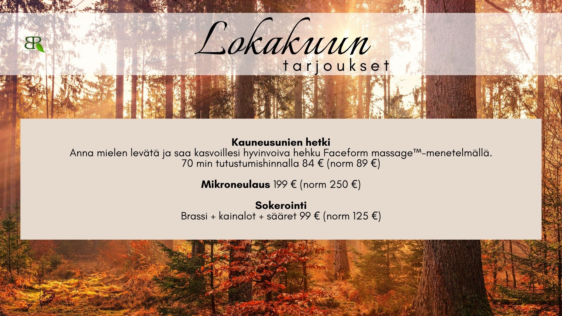 Lokakuun tarjous telkkareihin