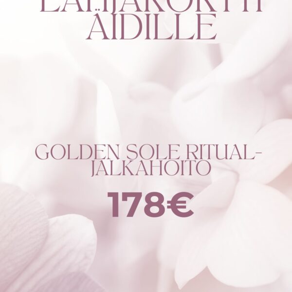 Golden Sole Ritual  135min -lahjakortti